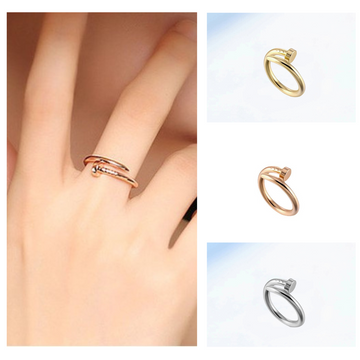 Classic Nail Ring Stainless Steel